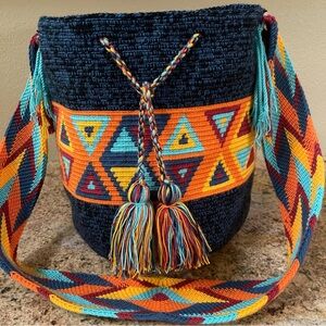 Colorful Geometric Pattern Women Bag